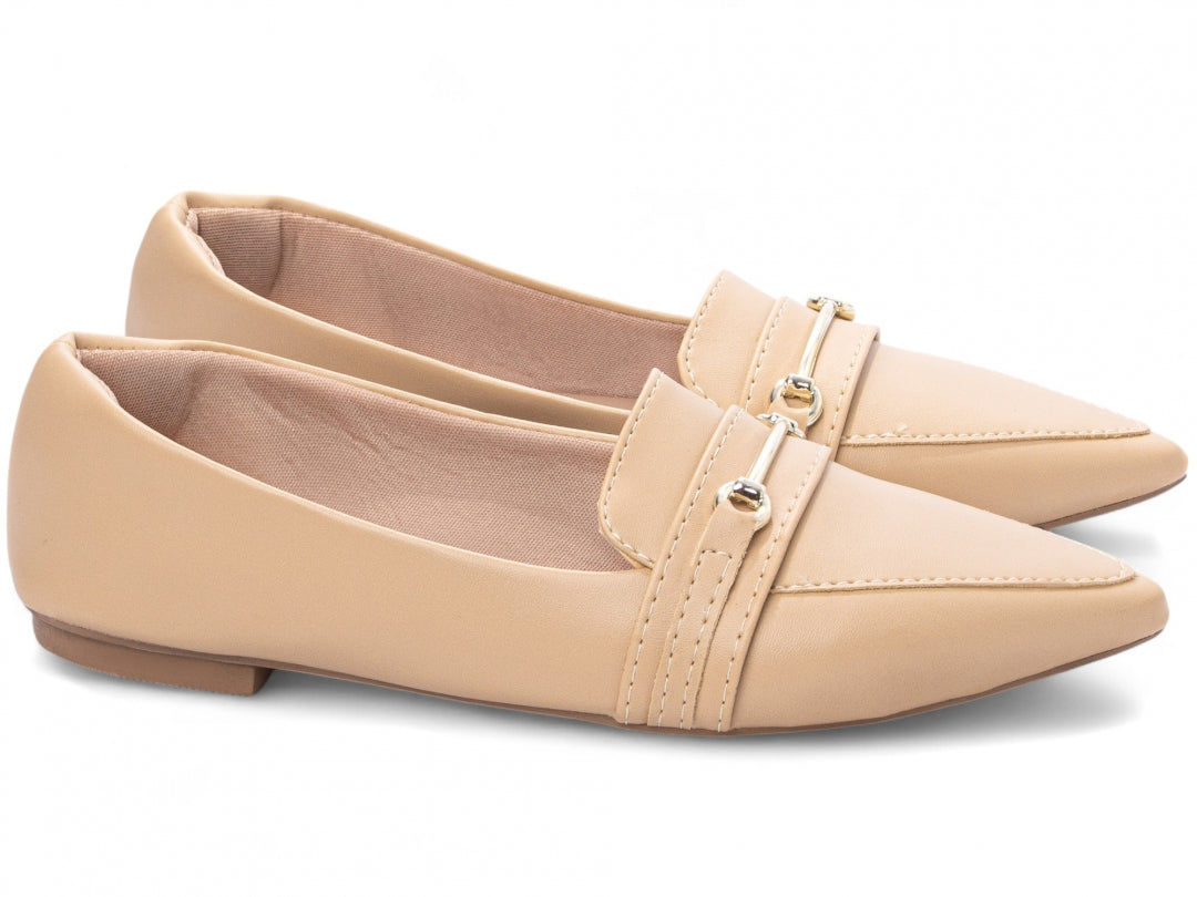 Sapatilha Mocassim Feminino Bico Fino