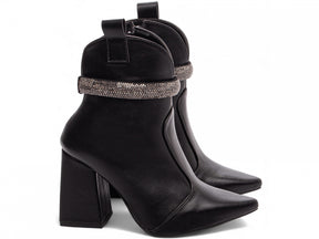 Mid-Calf Boot with Removable Strap