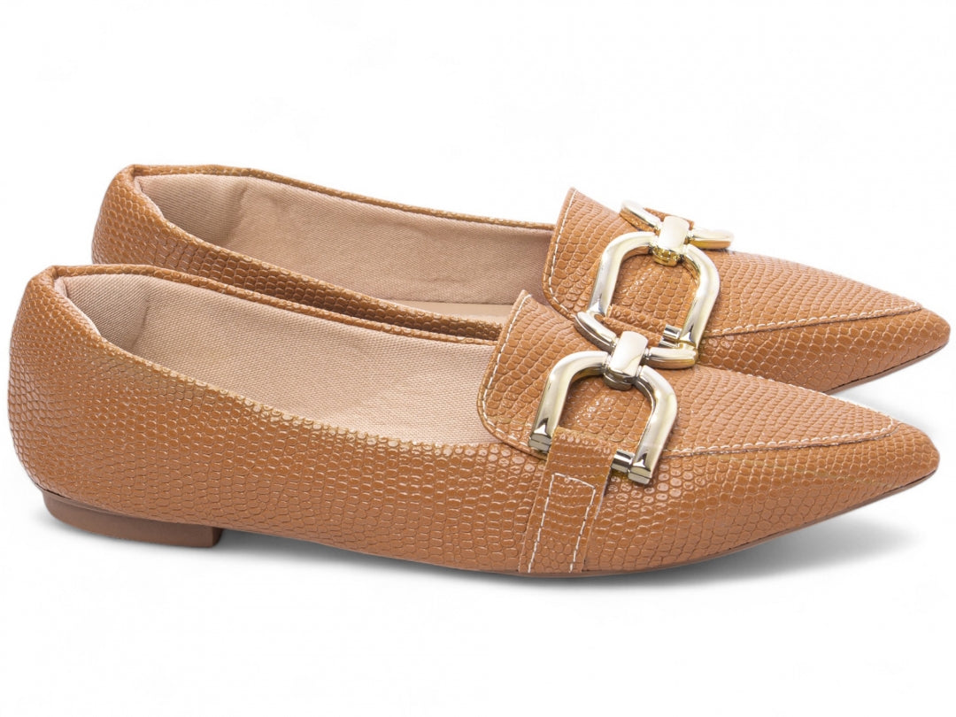 Sapatilha Mocassim Feminino Bico Fino