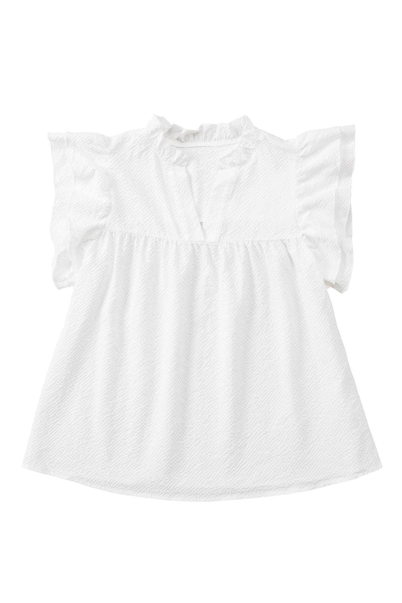 Blusa com Babados [básica texturizada] - Nannipaty