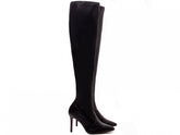 Over the Knee Boots with Pointed Toe and 9 Heels