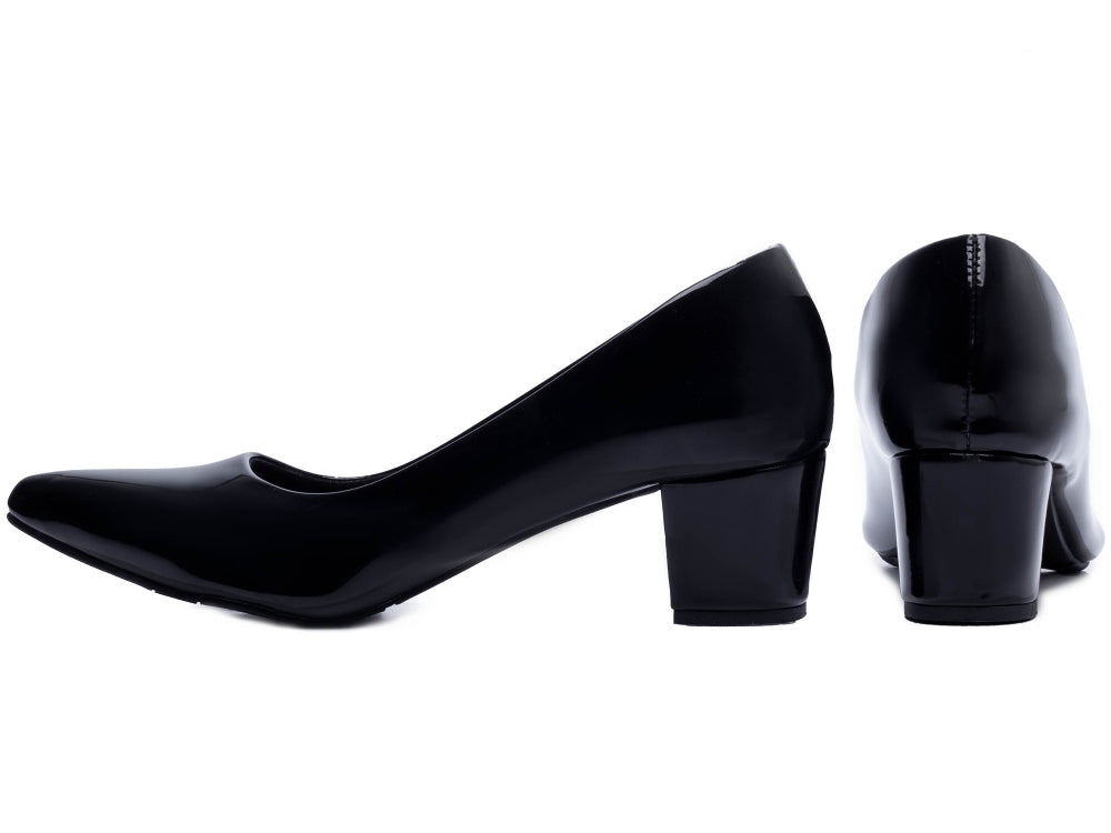 Low Block Heel Pump Shoe