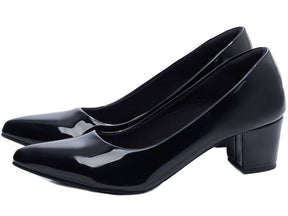 Low Block Heel Pump Shoe