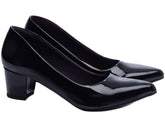 Low Block Heel Pump Shoe