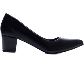 Low Block Heel Pump Shoe