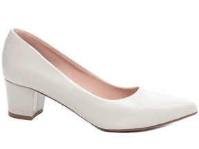 Low Block Heel Pump Shoe