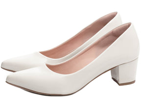 Low Block Heel Pump Shoe