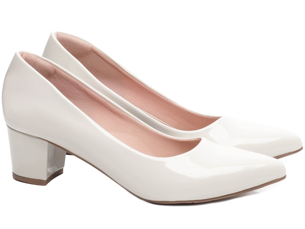 Low Block Heel Pump Shoe