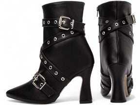 Mid-calf Boot with Buckle