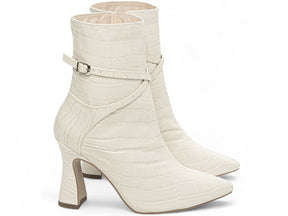 Pointed Toe Mid-Calf Boot