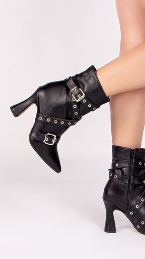 Mid-calf Boot with Buckle