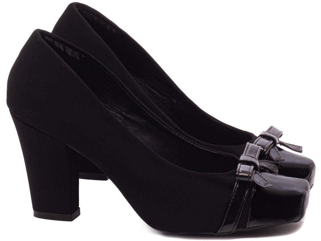 Square Toe Pump Shoe