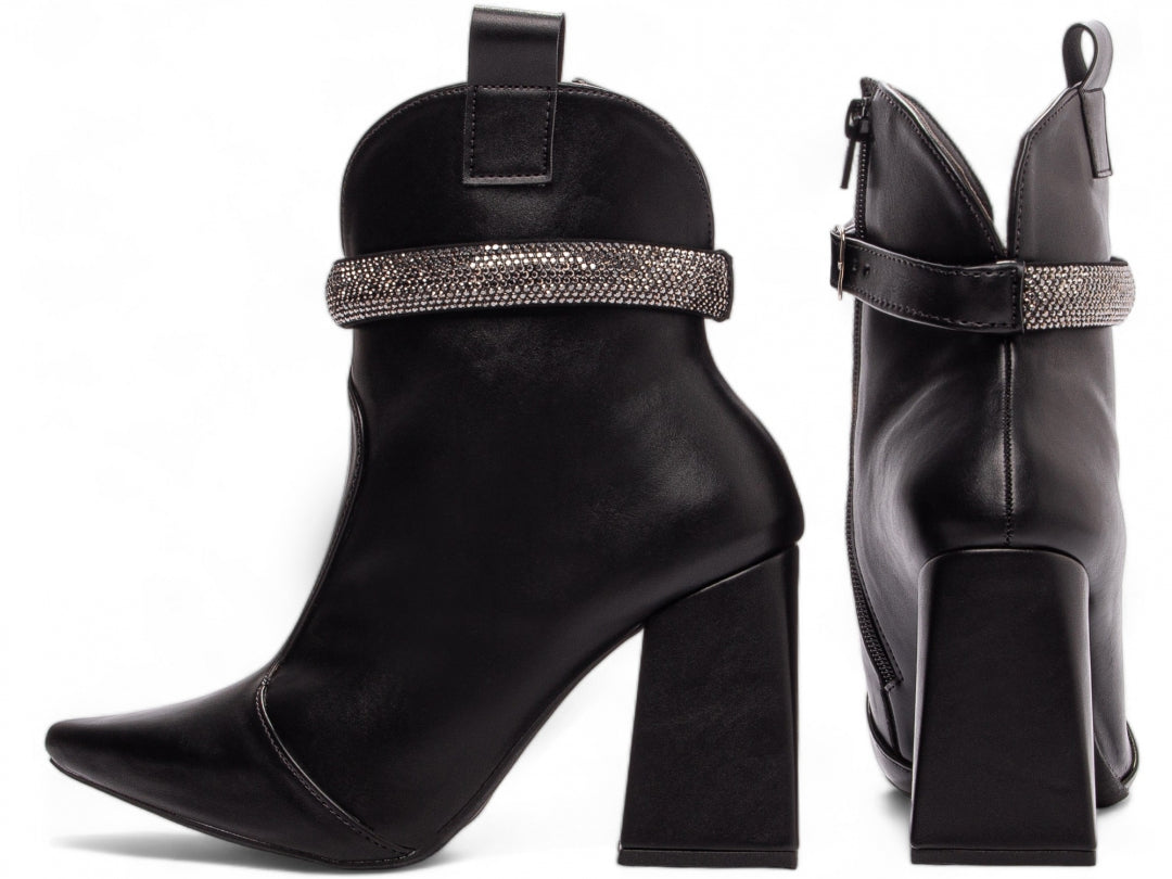 Mid-Calf Boot with Removable Strap