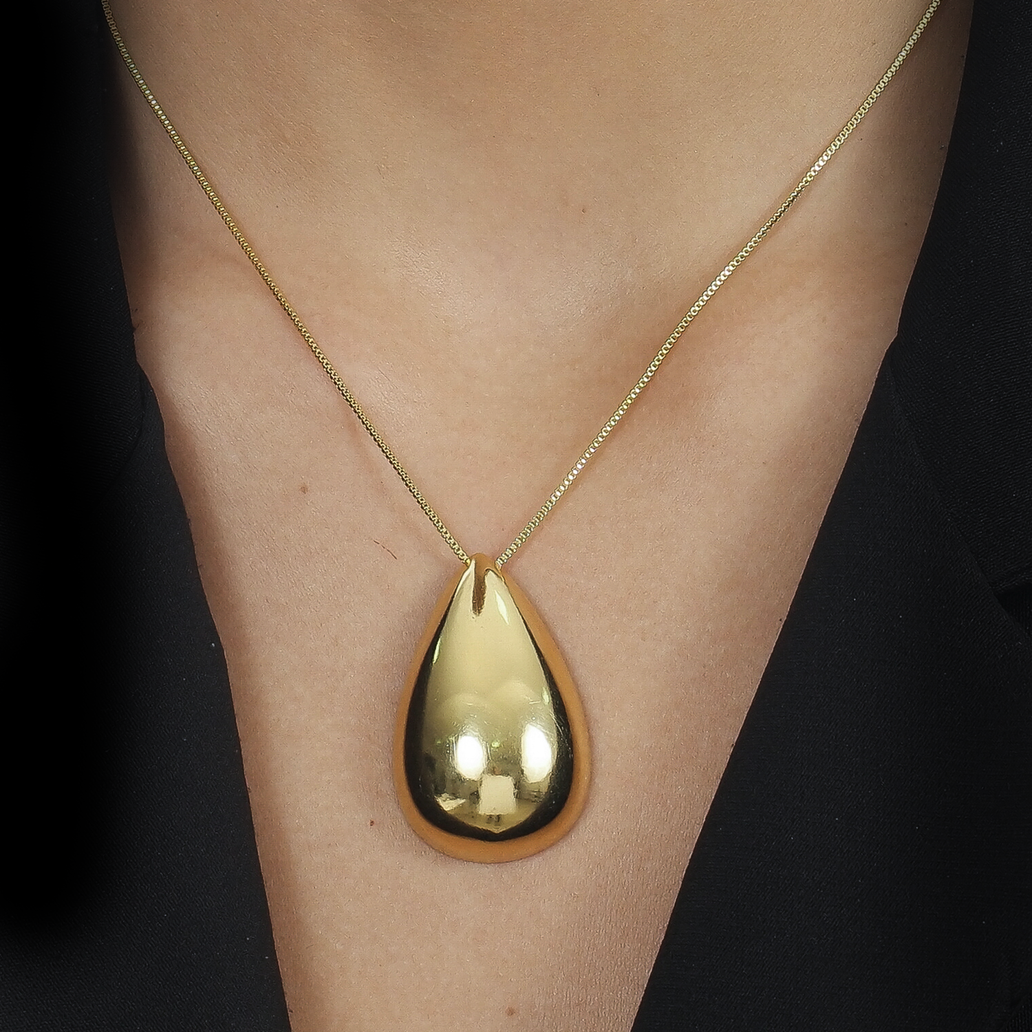 Golden Drop Necklace