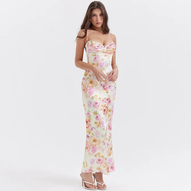 Vestido Floral [Maxi Bodycon] - Nannipaty