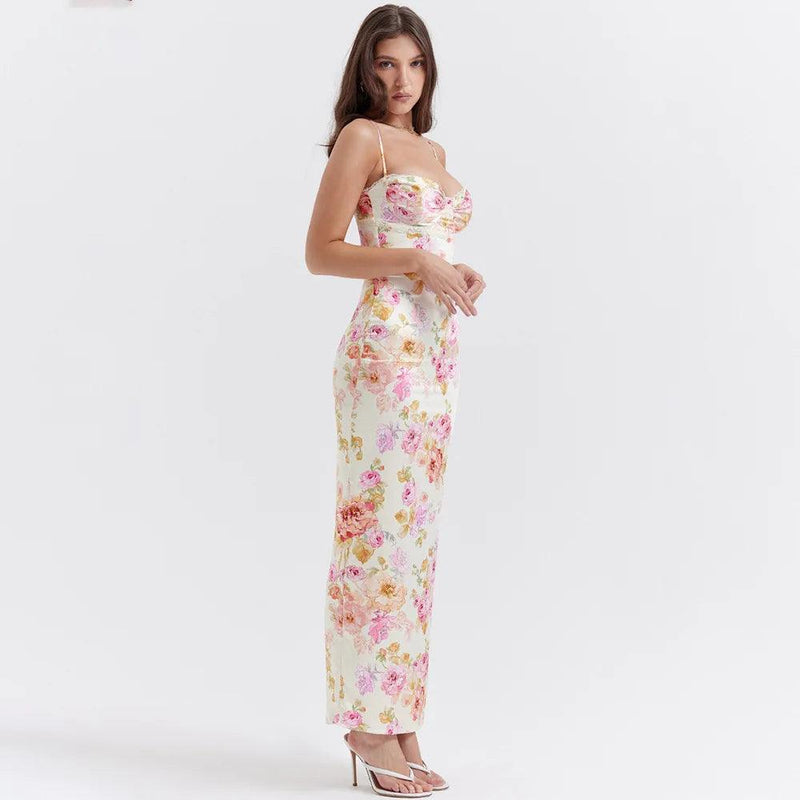 Vestido Floral [Maxi Bodycon] - Nannipaty