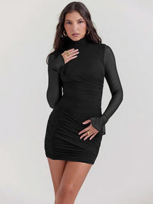 Vestido Duas Camadas Malha Bodycon - Nannipaty