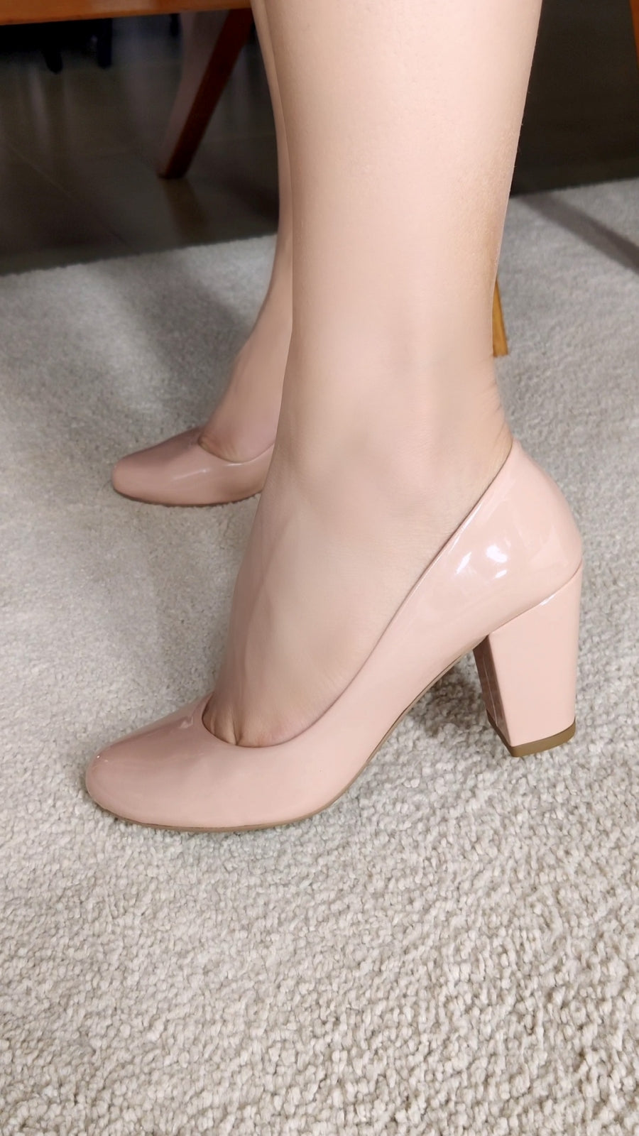 Round Toe Pump Shoe