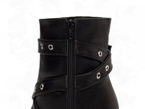 Mid-calf Boot with Buckle