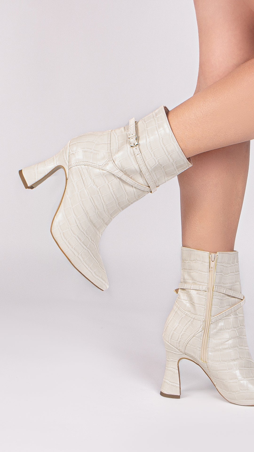 Pointed Toe Mid-Calf Boot