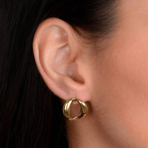 Gold Chain Link Earring