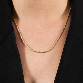 Delicate Braided Gold Chain