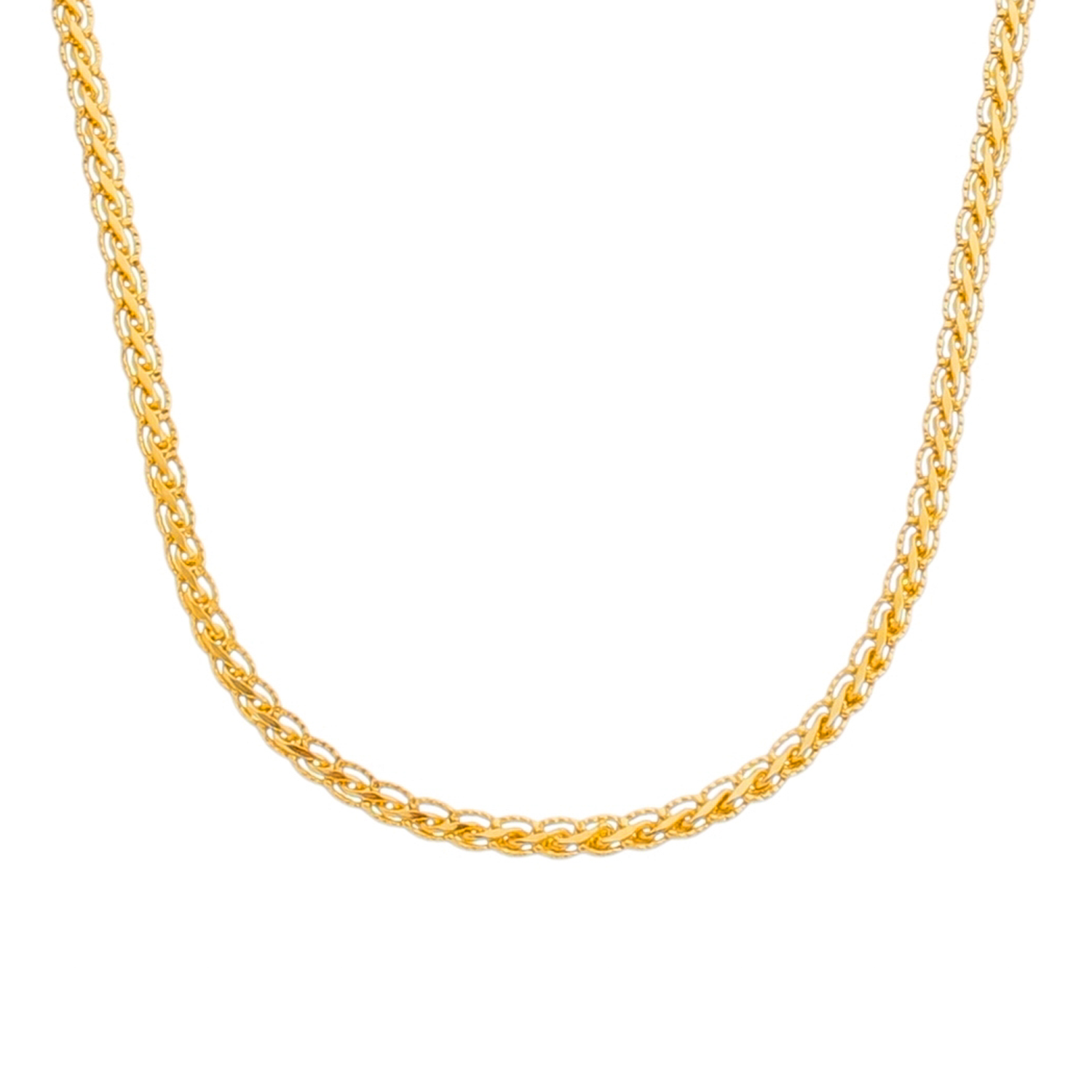 Delicate Braided Gold Chain