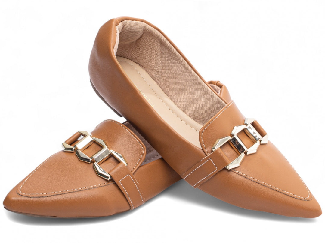 Sapatilha Mocassim Feminino Bico Fino