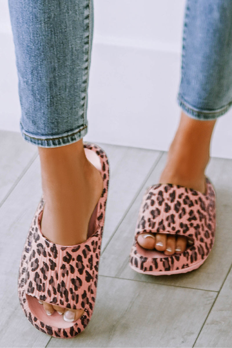 Chinelo Cloud Slides com estampa Leopardo