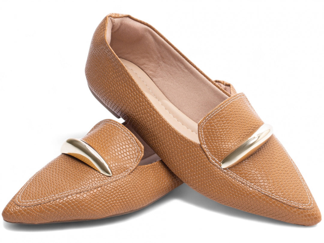 Sapatilha Mocassim Feminino Bico Fino