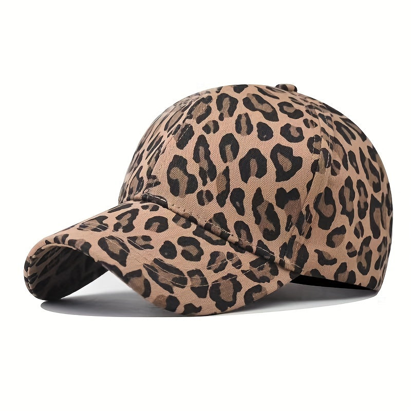 Boné de Veludo Respirável [Leopardo Print]