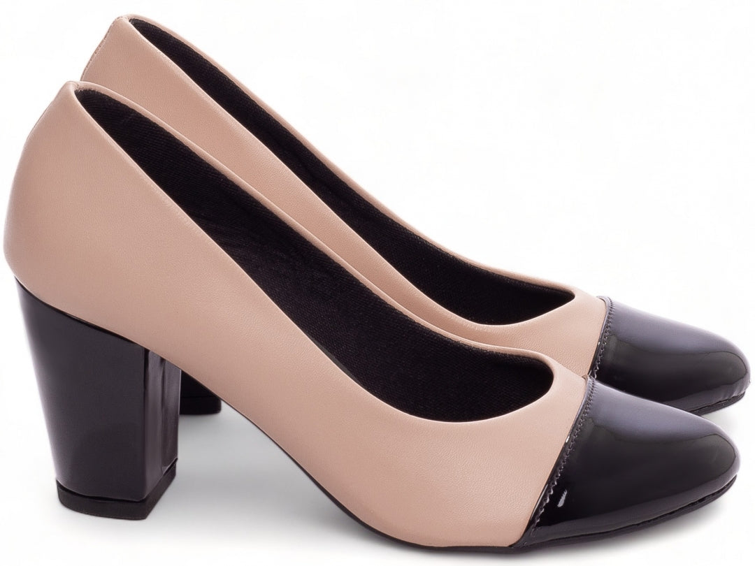 Round Toe Doll Pump Shoe