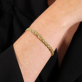 Braided Gold Bracelet